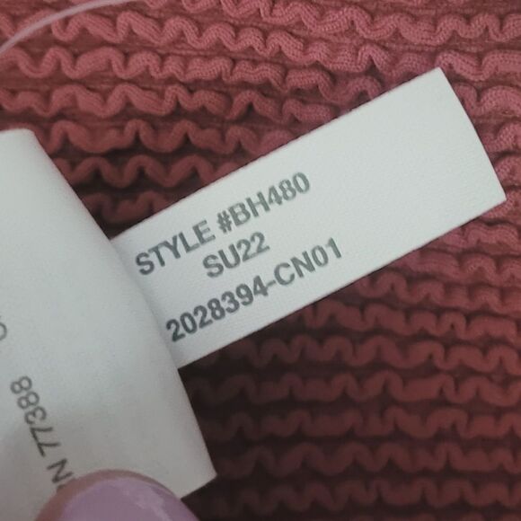 New J.Crew Scrunchie Hipster Bikini Bottom in Rust NWT - Picture 5 of 9